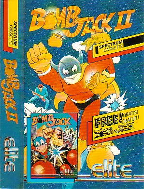 Bomb Jack II box art for ZX Spectrum